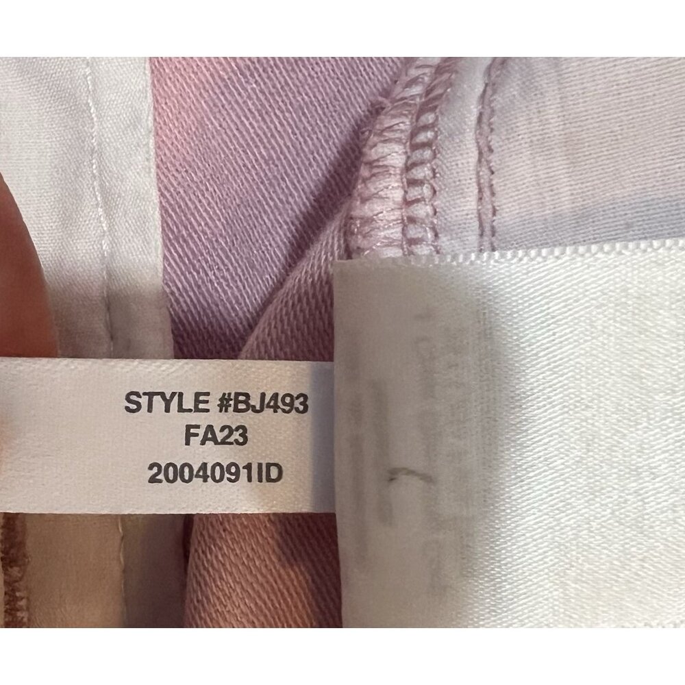 J. Crew Women’s Cotton Pants High Rise Pink Garment-Dyed Foundry Size 12 - Picture 14 of 15